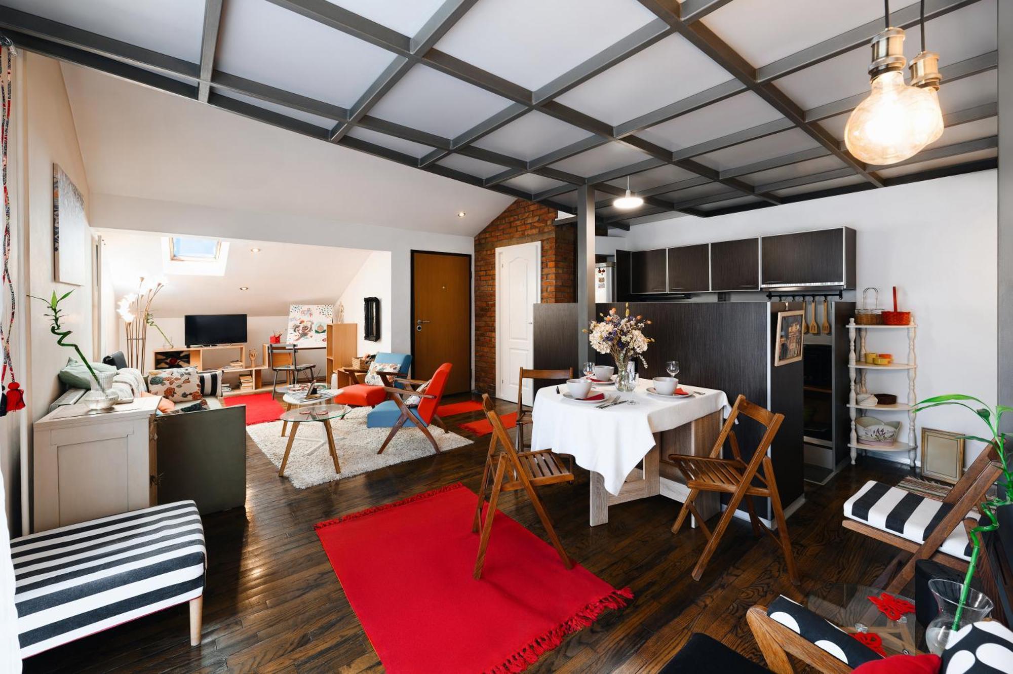 Ferienwohnung Family Penthouse Old Town Heart Renovated Belgrad Exterior foto